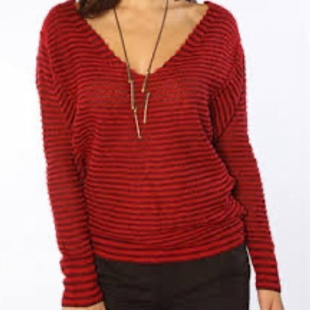 Free People Bumblebee Stripe Sweater